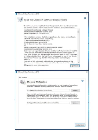 Share point 2019 installation guide | PDF