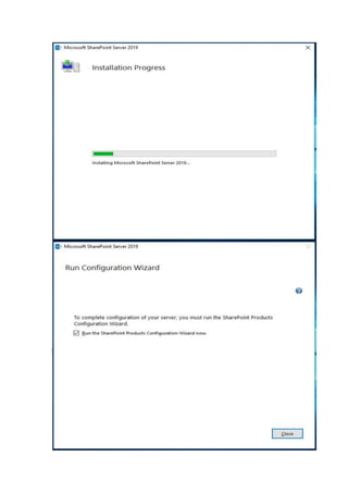 Share point 2019 installation guide | PDF