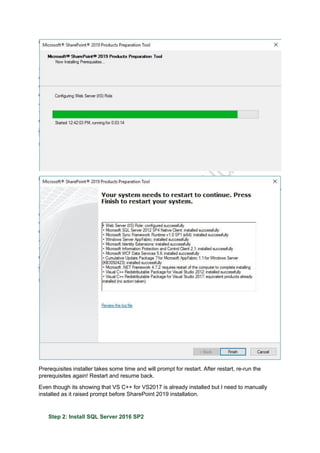 Share point 2019 installation guide | PDF