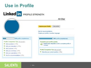 | Slide
Use in Profile
 