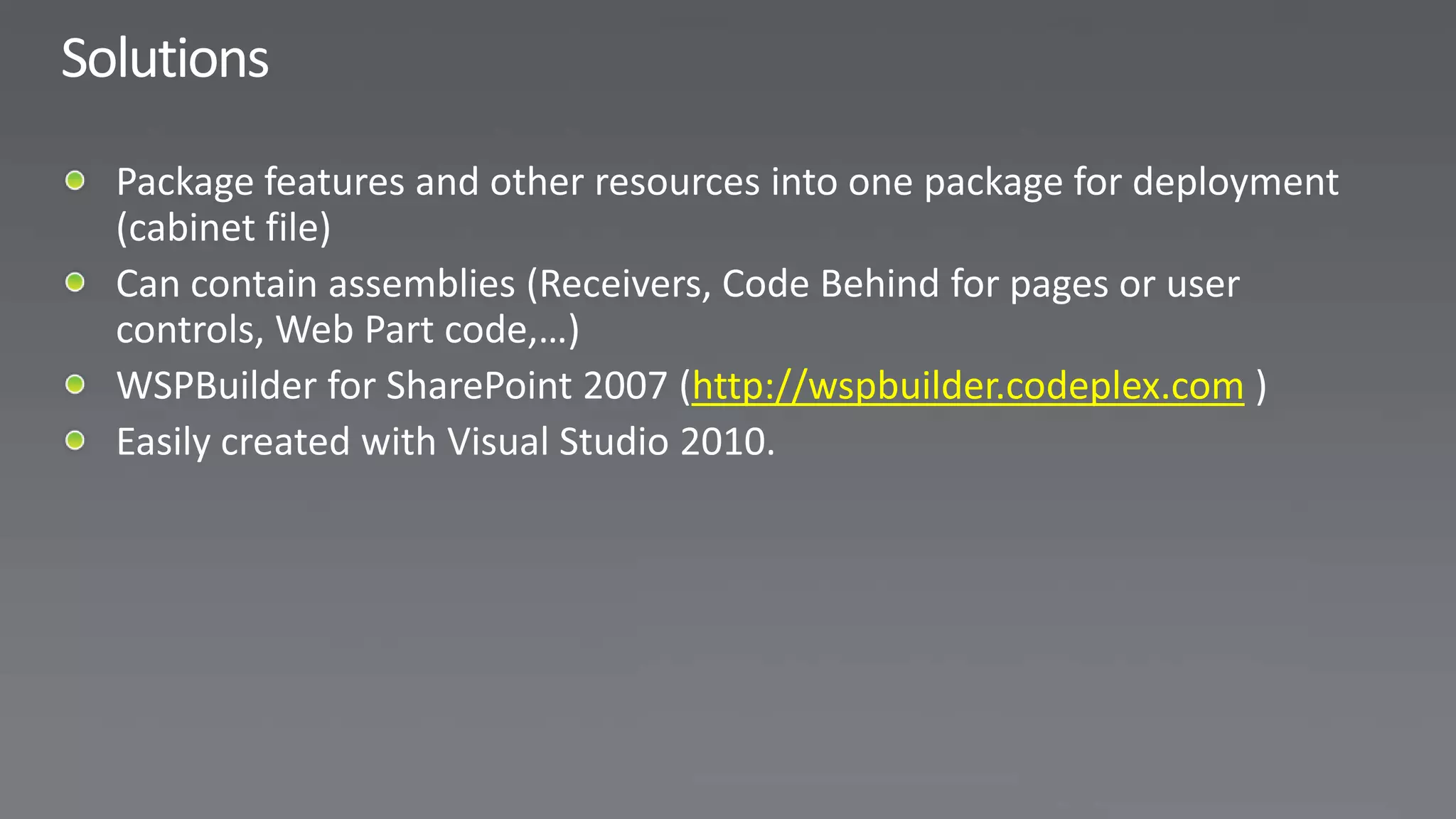 http://wspbuilder.codeplex.com
 