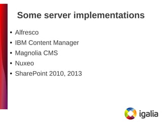Sharepoint and LibreOffice interoperability through CMIS (Protocols P…