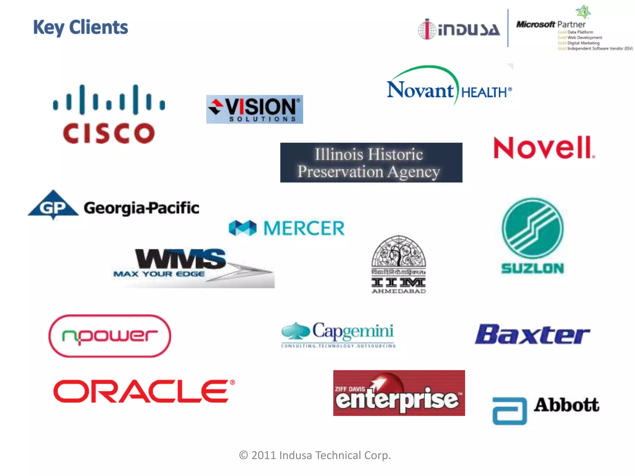 © 2011 Indusa Technical Corp.
 