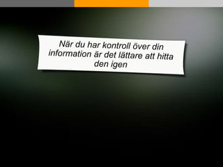 Ingen enhetlighet avseende dokumentutseende 