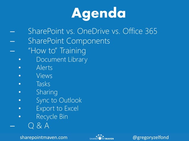 SharePoint Beginner Training for End Users | PDF