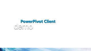 PowerPivot Client
 