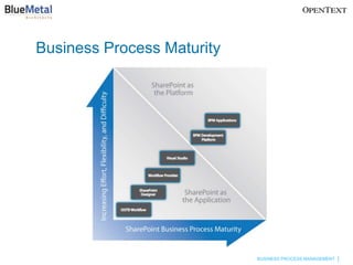 Business Process Maturity




                            BUSINESS PROCESS MANAGEMENT
 