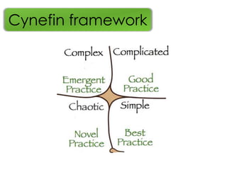 Cynefin framework
 