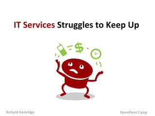 IT Services  Struggles to Keep Up SharePoint Camp Richard Harbridge 