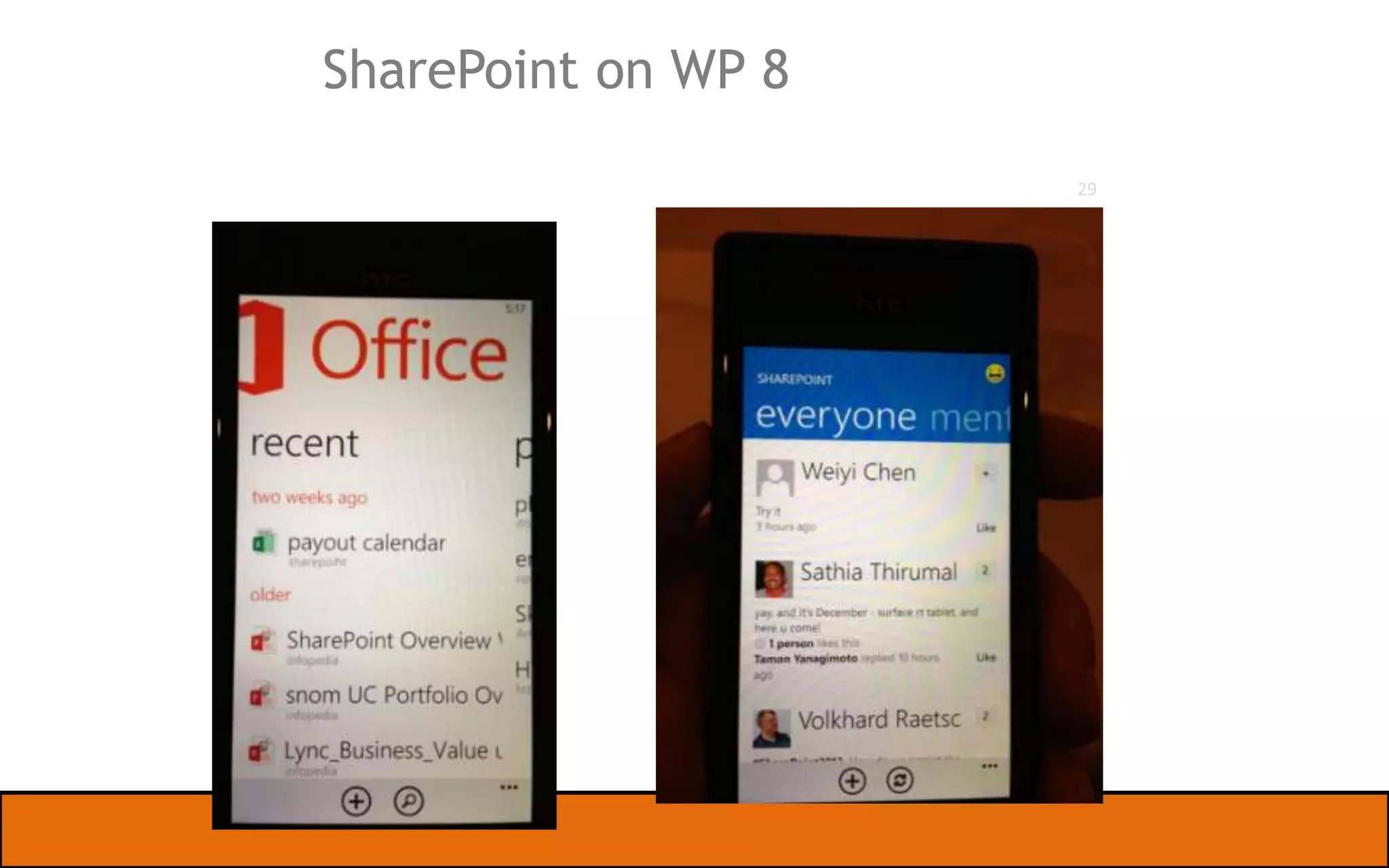 yammer.com/SPYam

29

| Slide

 