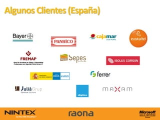 Algunos Clientes (España)
 