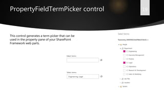 PnP reusable controls, property pane controls and PnPJS library | PPTX