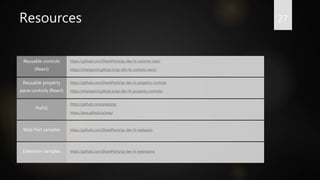 Pnp Js Library PnP reusable controls, property pane controls and PnPJS library | PPTX