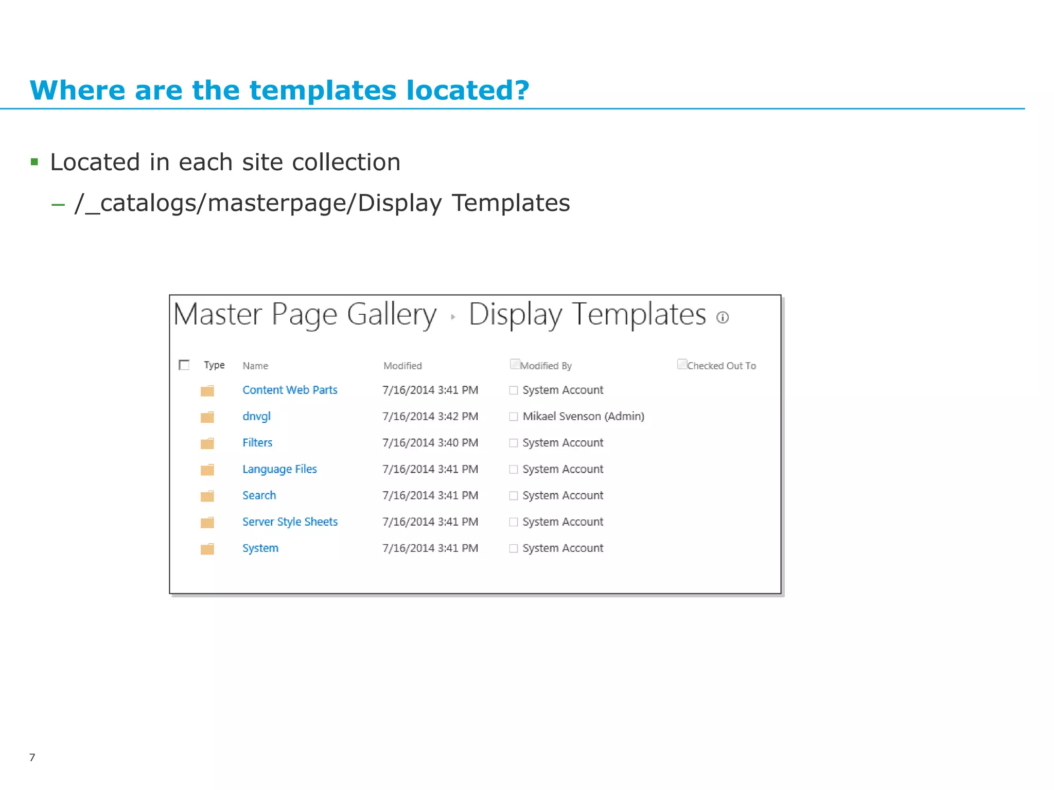 Sharepoint Display templates | PPTX