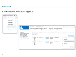 Sharepoint Display templates | PPTX
