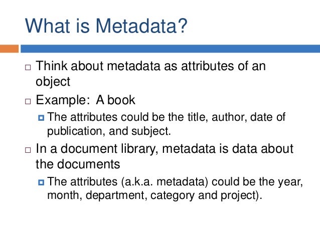 SharePoint Folders: Folders vs. Metadata