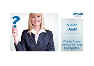 Vielen
Dank!
Welche Fragen
können wir Ihnen
beantworten?
 
