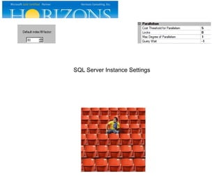 SQL Server Instance Settings
 
