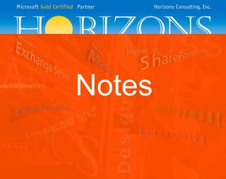 Notes
 