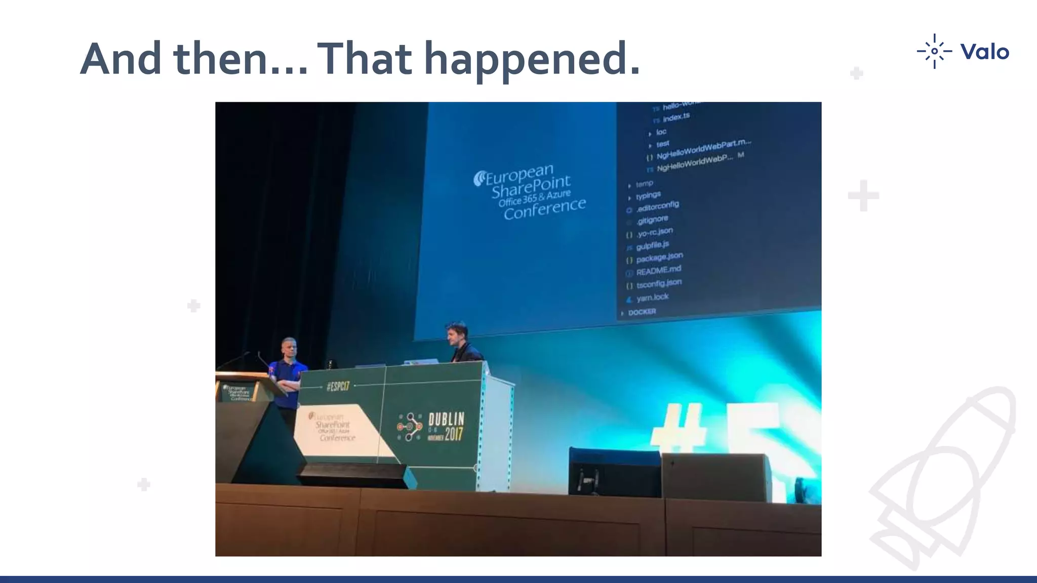 And then…That happened. 