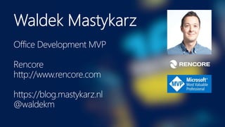 SharePoint Framework do's and don'ts