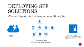 SharePoint Framework -The future of SharePoint/ Office 365 developer ...