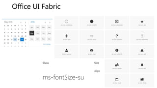 Office UI Fabric
 