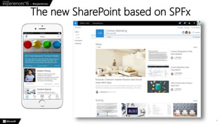 The new SharePoint based on SPFx
7
 