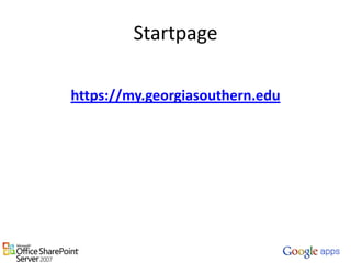 Startpagehttps://my.georgiasouthern.edu