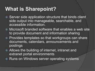 SharePoint Overview