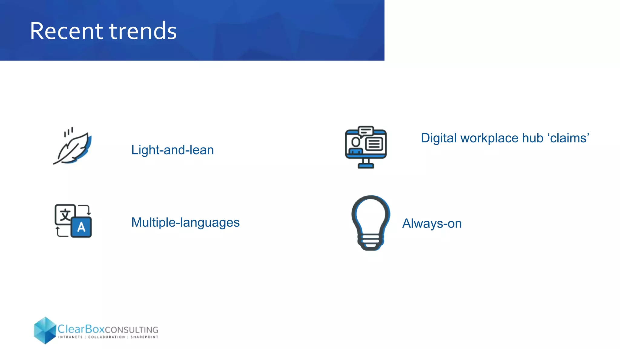 Share point industry trends PPT