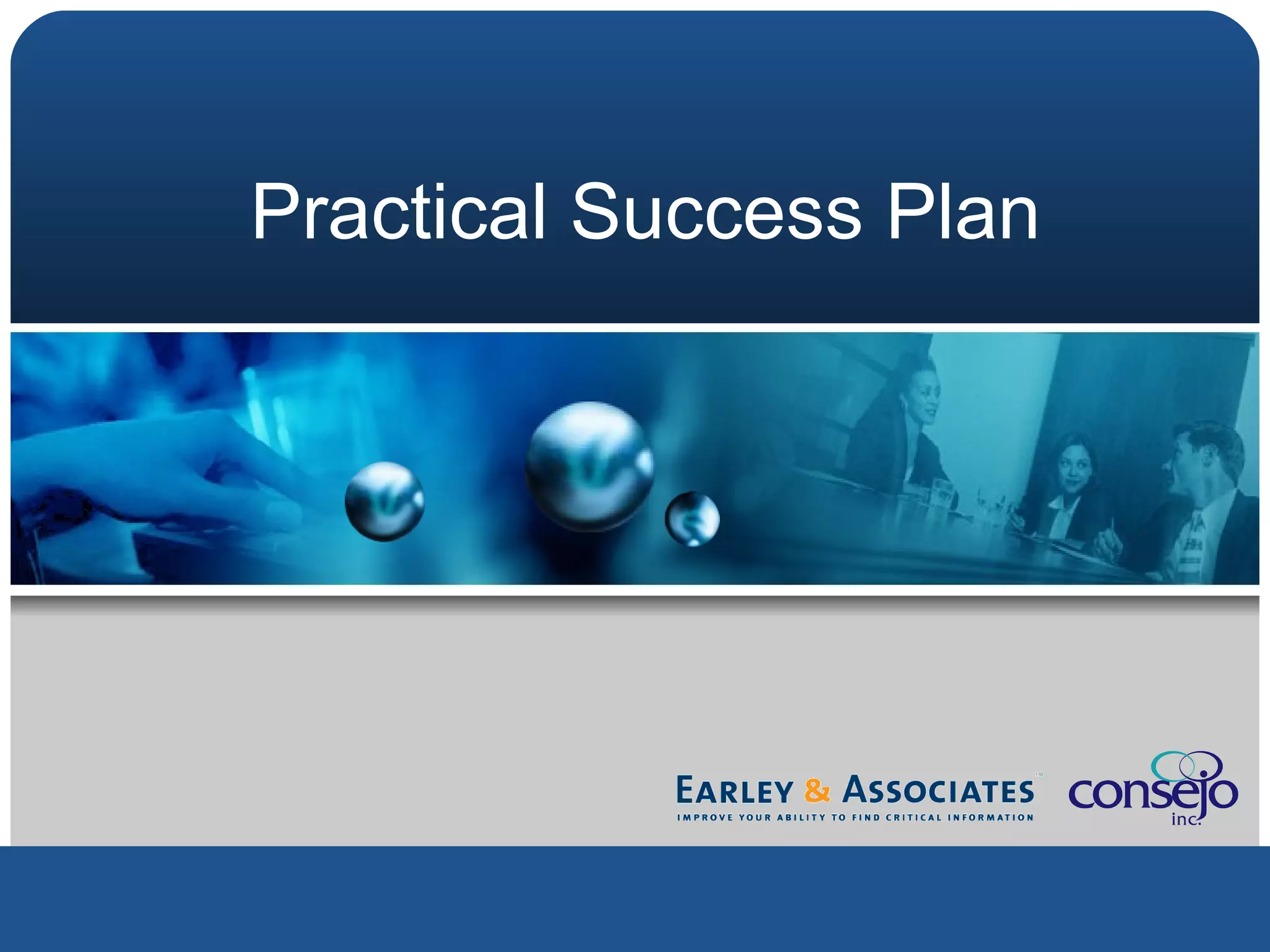Practical Success Plan 