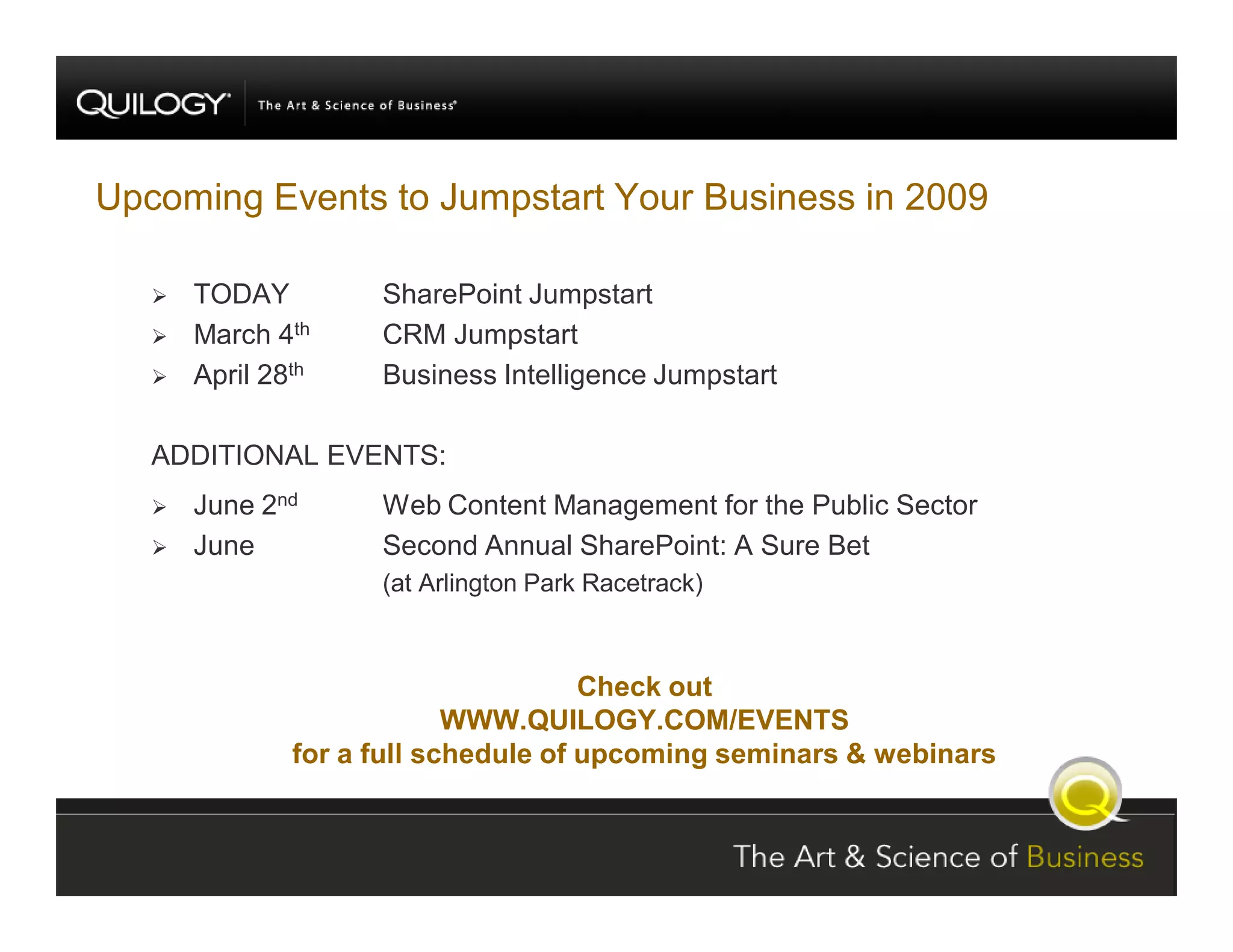 SharePoint Jumpstart