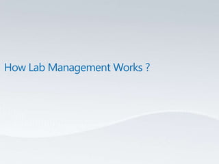 Using Virtual Test Labs for SharePoint 