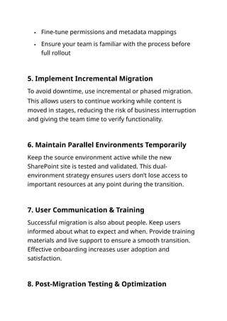 How to Migrate to SharePoint Without Downtime Best Practices & Expert ...