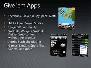 Stay More ConnectedNickname cacheOutlook shortcutsCreate groupsUnified messagingConversation viewReply/forward indicatorFree/busy in calendar