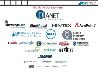 Thanks to Our Sponsors!
 