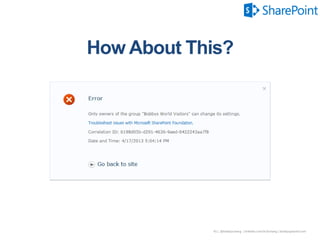 42 | @bobbyschang | linkedin.com/in/bobbyschang | bobbyschang.com
Check or Refine governance policy
Ensure required training completion
Consider other permission level
• Admin privilege without site provision or security control
• e.g.: Design
 
