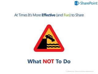 5 | @bobbyschang | linkedin.com/in/bobbyschang | bobbyschang.com
At Times It’s More Effective (and Fun) to Share
What NOT To Do
 