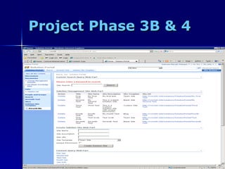 Project Phase 3B & 4 