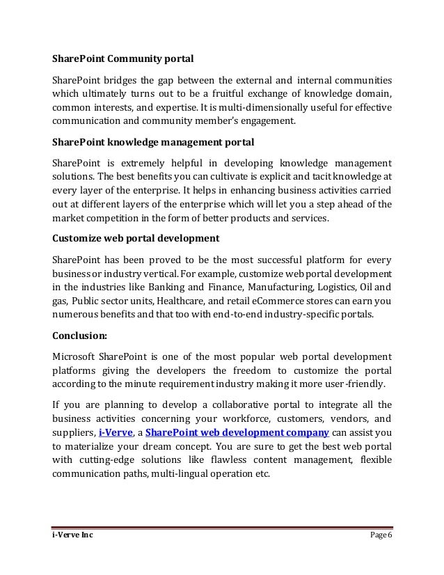 Sharepoint Portal Development