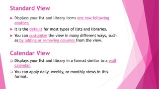 Listview | PPTX