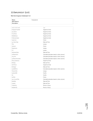 Part 3 - SharePoint QMS Anyone Can Make - Data Dictionary | PDF