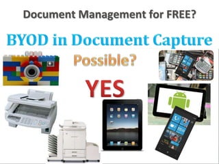 Document Management for FREE?




                                Bend
 