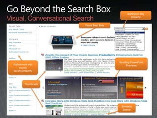 SharePoint Search SAEach Search Service Application (SSA):Administration component , databaseQuery TopologyQuery Components (1+)Property Databases (1+)Crawl TopologyCrawl Components  (1+)Crawl Databases (1+)Services (Query, Admin)