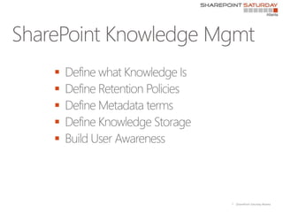 Knowledge Management Using Sharepoint Knowledge Management using SharePoint | PPTX