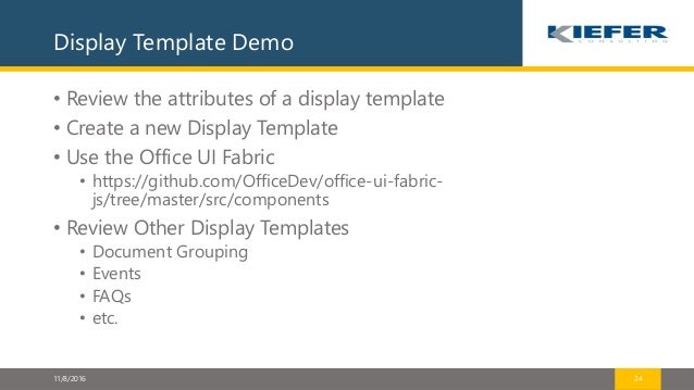 sharepoint 2013 display templates