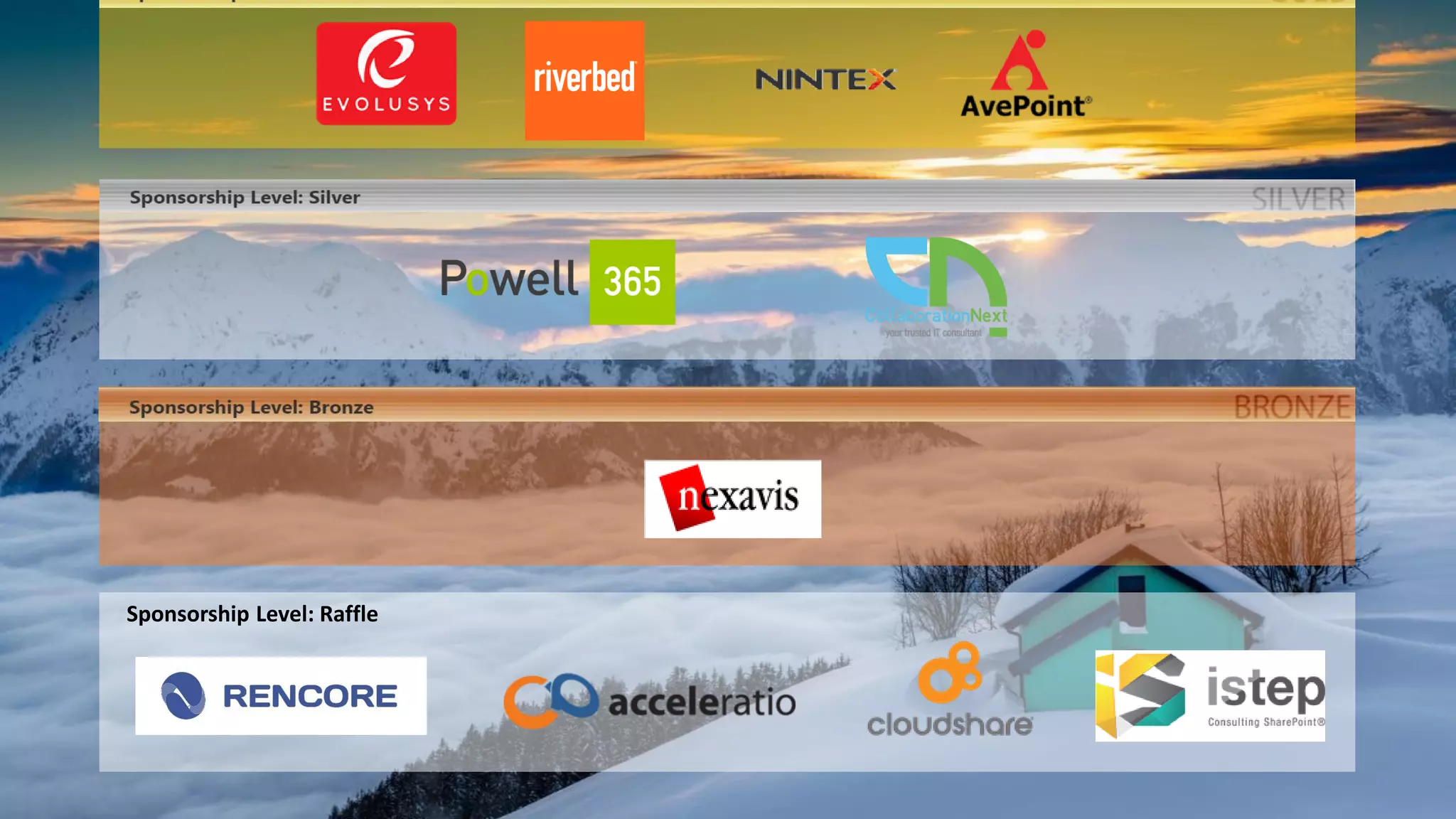 Sponsorship Level: Raffle
 