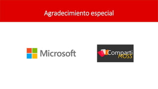 Agradecimiento especial
 