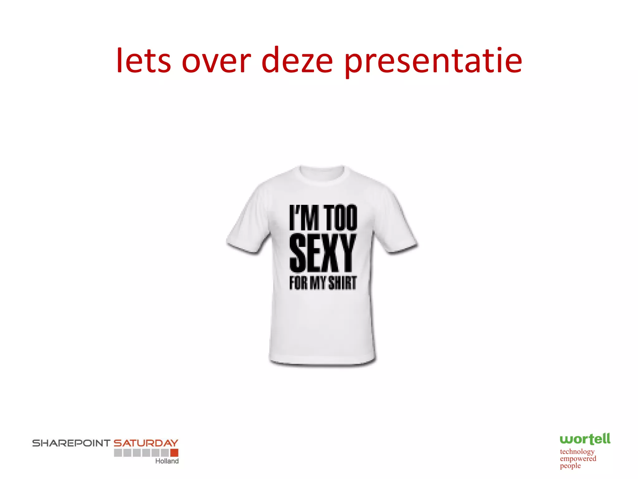 Iets over deze presentatie
 